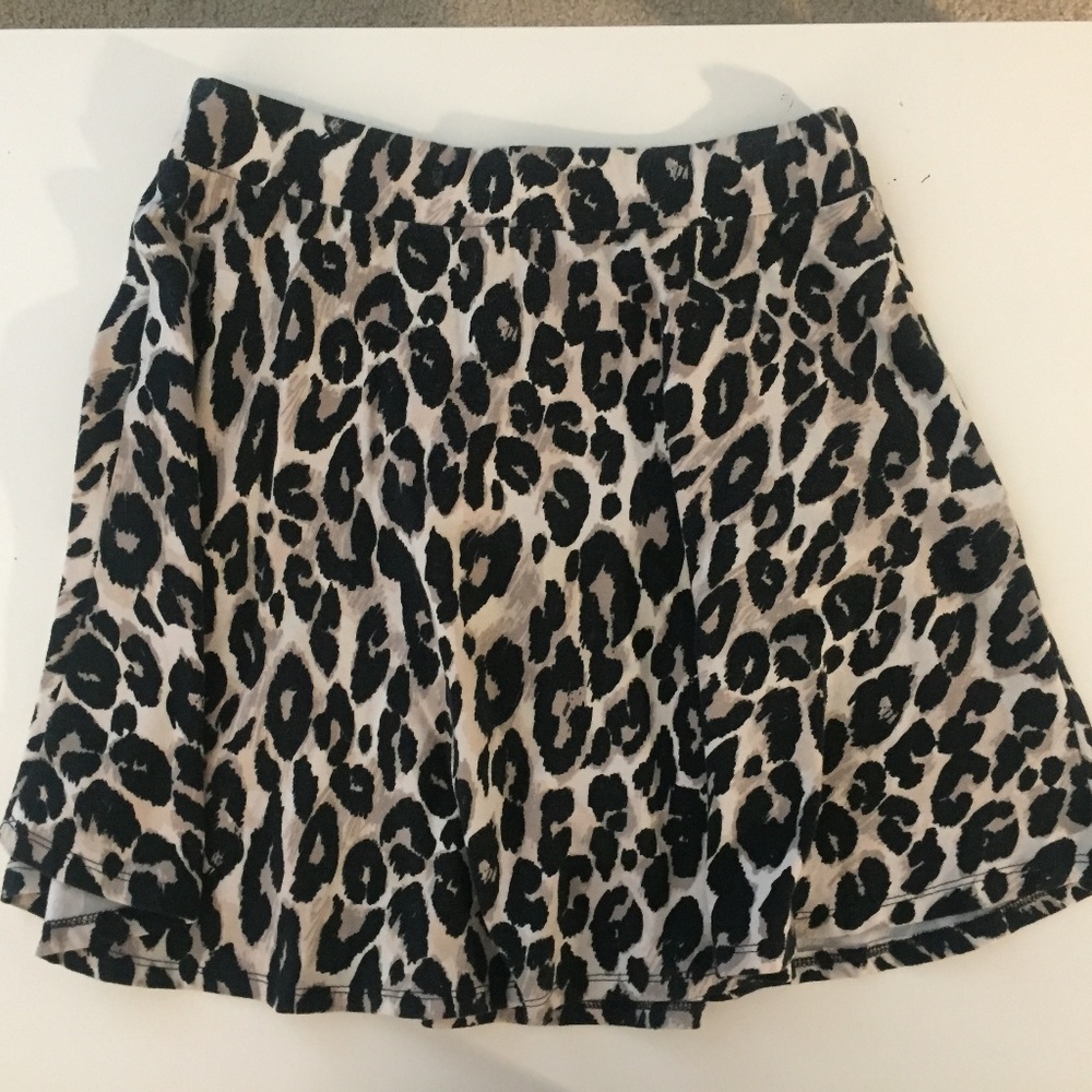 Cheetah Print Skirt